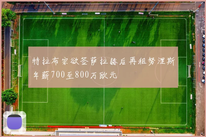 特拉布宗欲签萨拉赫后再租努涅斯年薪700至800万欧元